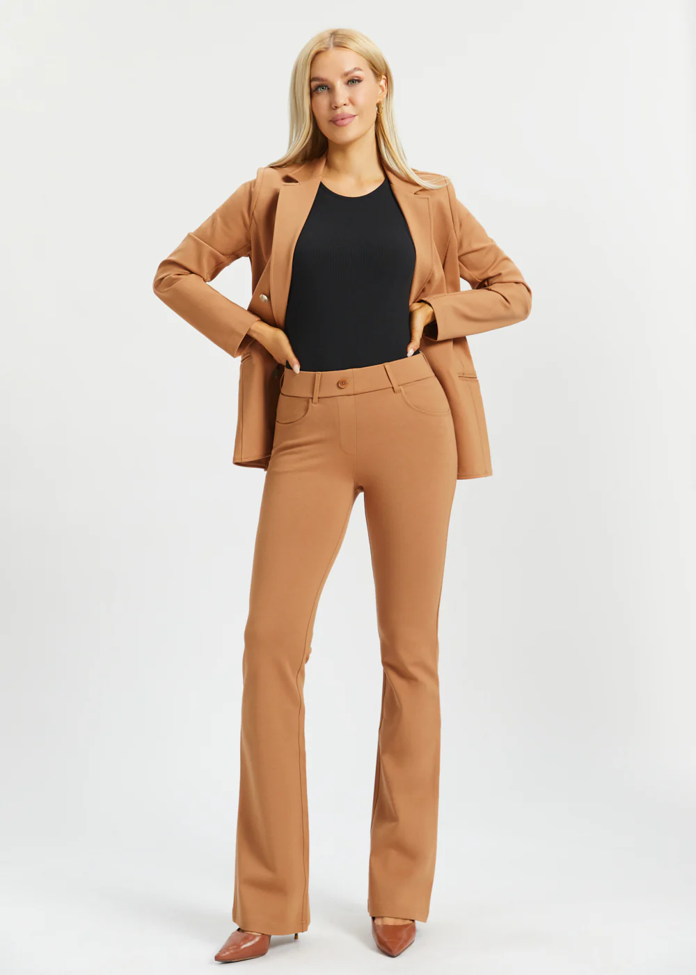 7-Pocket DPYP™ Dress Pant Yoga Pant | Bootcut (Sandalwood) - Image 10