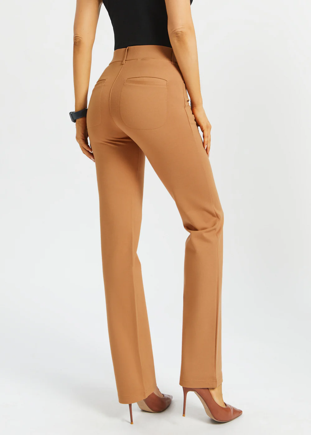 7-Pocket DPYP™ Dress Pant Yoga Pant | Straight (Sandalwood) - Image 4