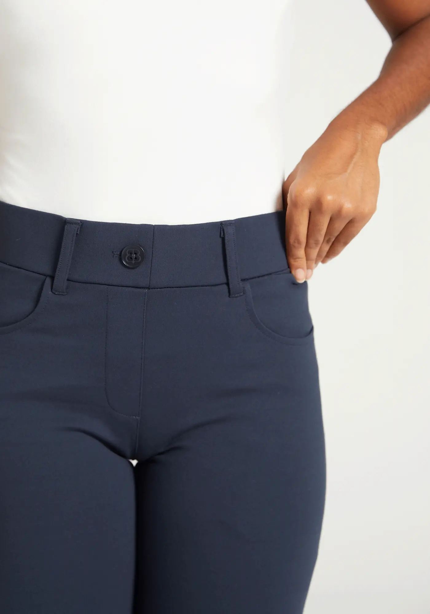 7-Pocket DPYP™ Dress Pant Yoga Pant | Bootcut (Navy) - Image 7