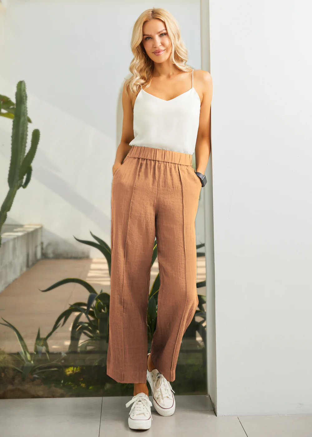 Camp Pant | Linenette (Sandalwood) - Image 9
