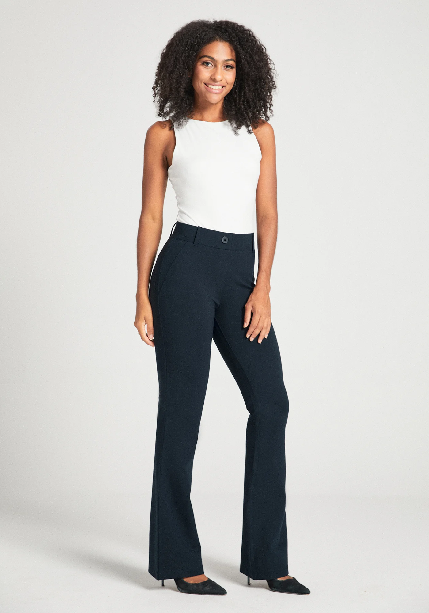 Classic DPYP™ Dress Pant Yoga Pant | Bootcut (Navy) - Image 6