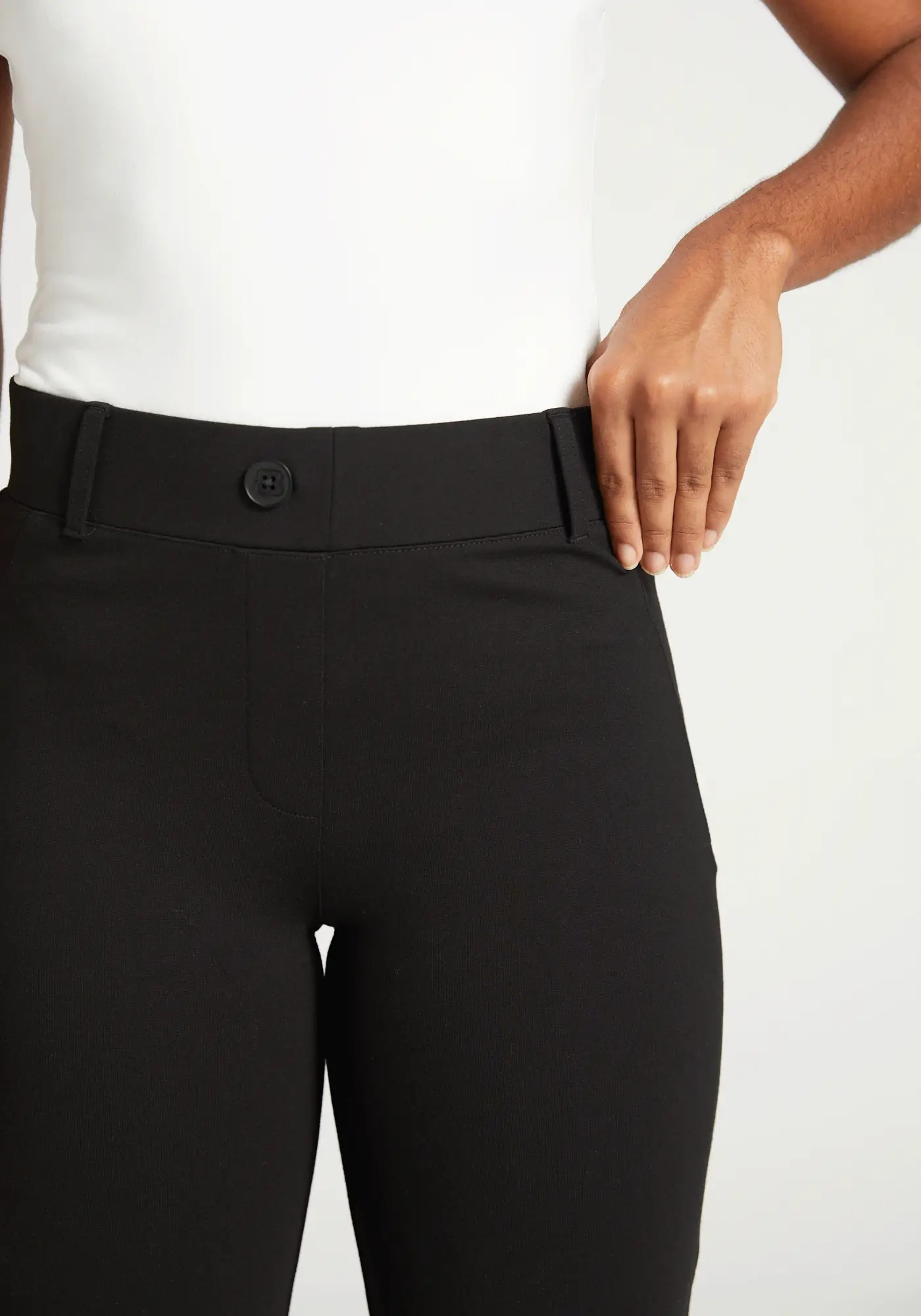 Classic DPYP™ Dress Pant Yoga Pant | Bootcut (Black) - Image 6