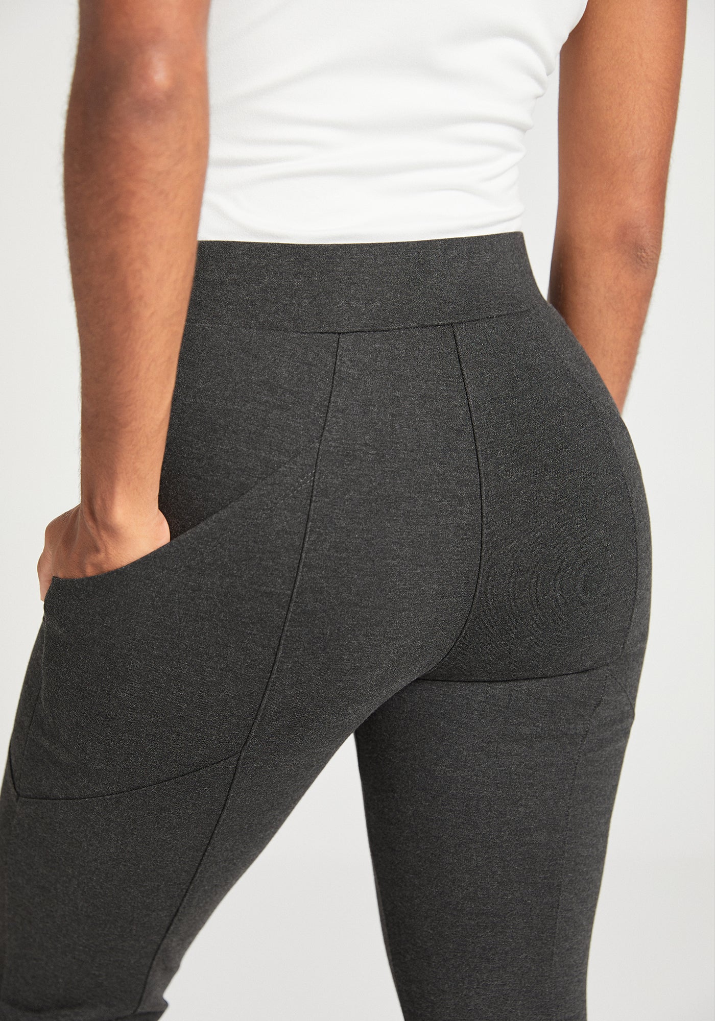 Journey DPYP™ Dress Pant Yoga Pant | Skinny (Charcoal) - Image 4